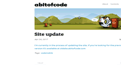 Desktop Screenshot of abitofcode.com